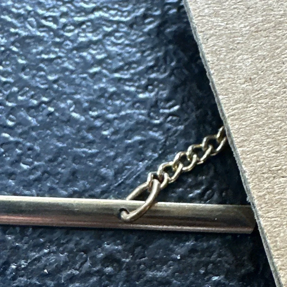 Swank‎  Vintage Tie Bar Clips Pins Gold